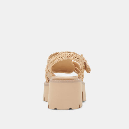 LATICE SANDALS LT NATURAL KNIT - Dolce Vita