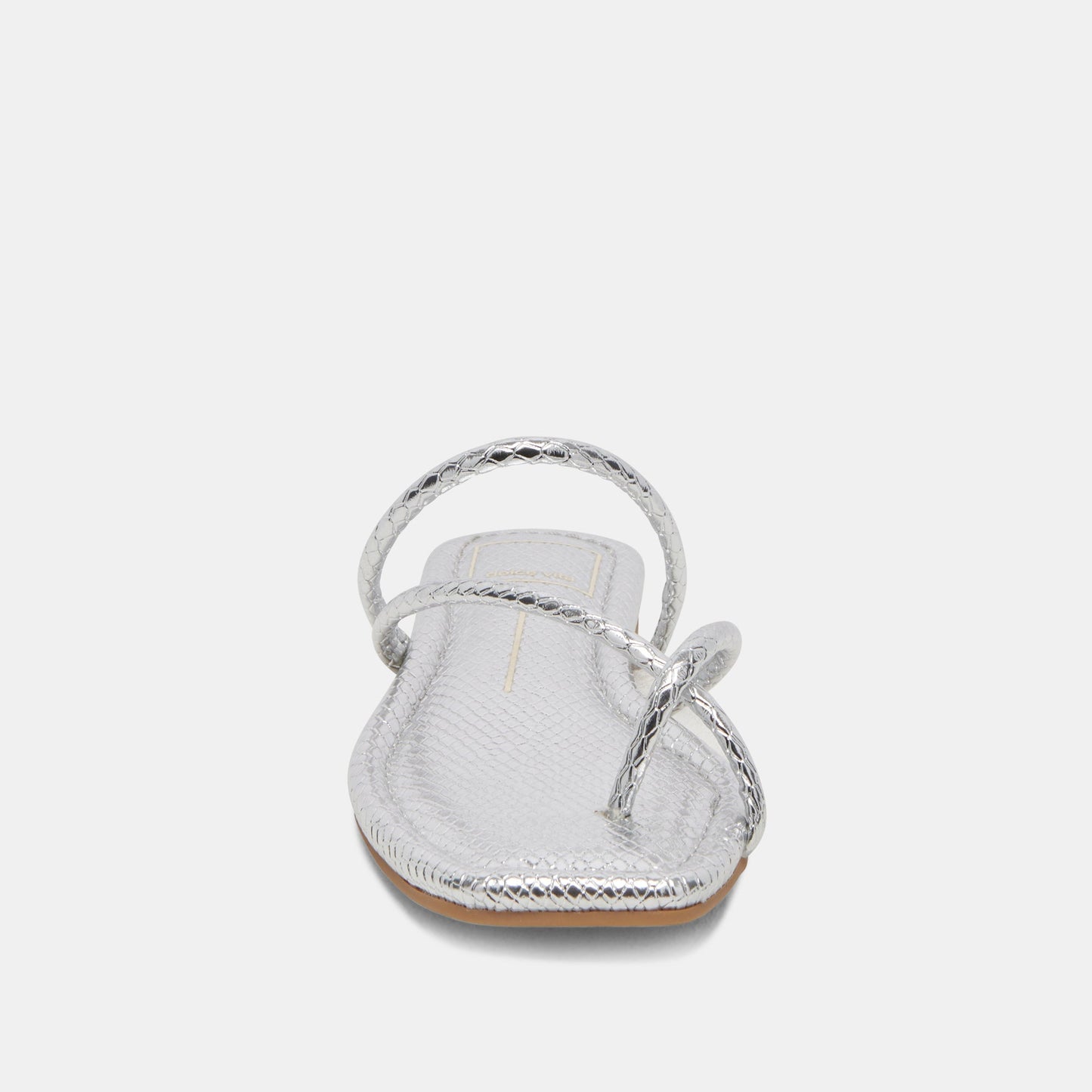 LEANNA SANDALS SILVER EMBOSSED STELLA - Dolce Vita