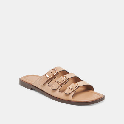 Fin Tan Suede Sandals - Dolce Vita