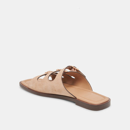 Fin Tan Suede Sandals - Dolce Vita