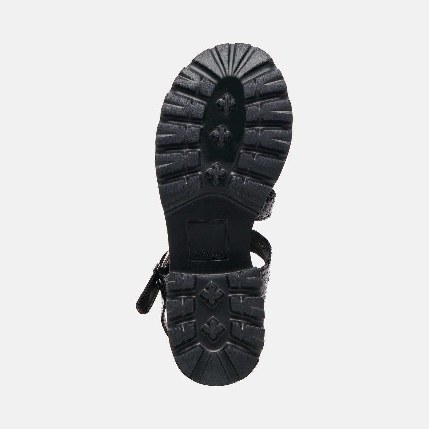 LATICE SANDALS MIDNIGHT EMBOSSED LEATHER - Dolce Vita