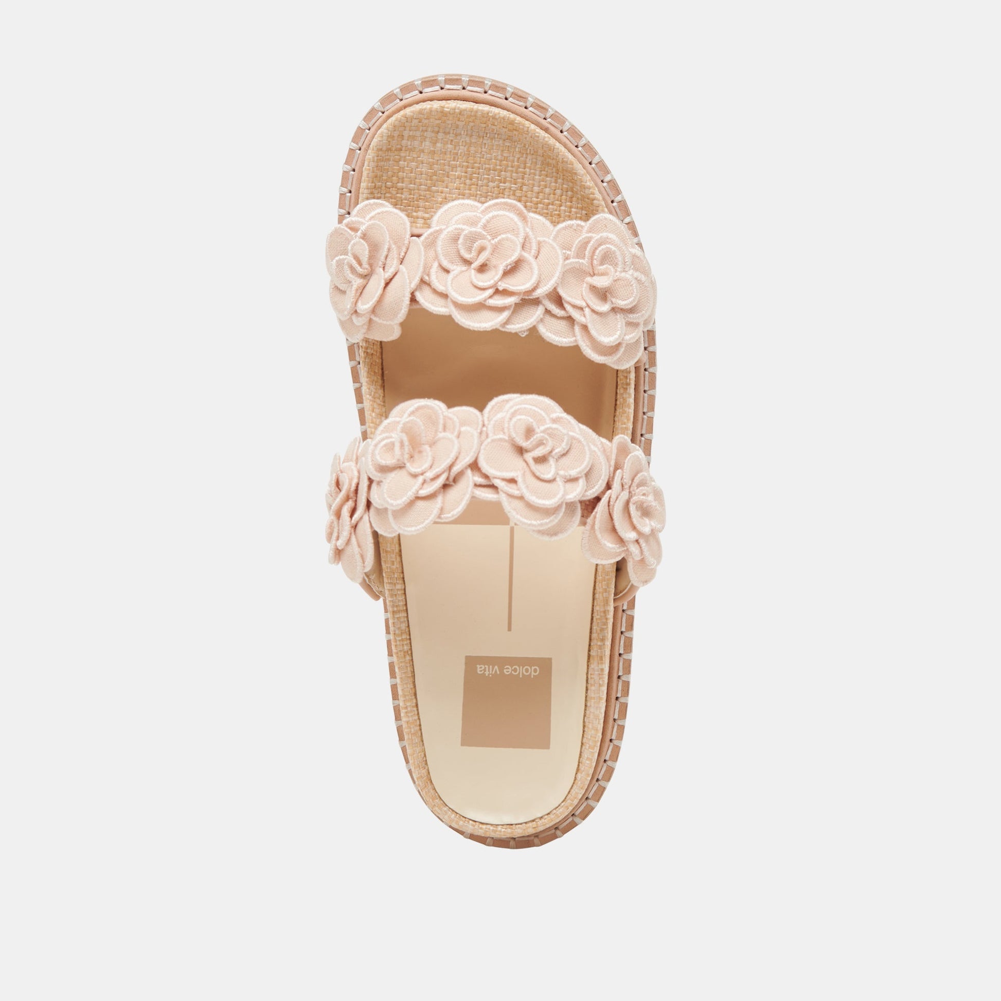 SHERLA SANDALS PRALINE RAFFIA - Dolce Vita
