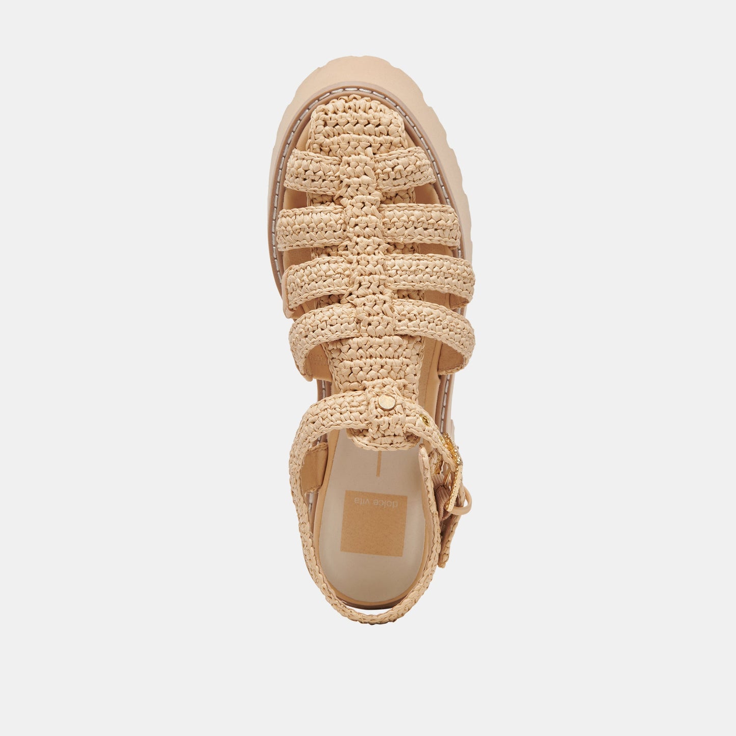LASLY SANDALS NATURAL KNIT - Dolce Vita