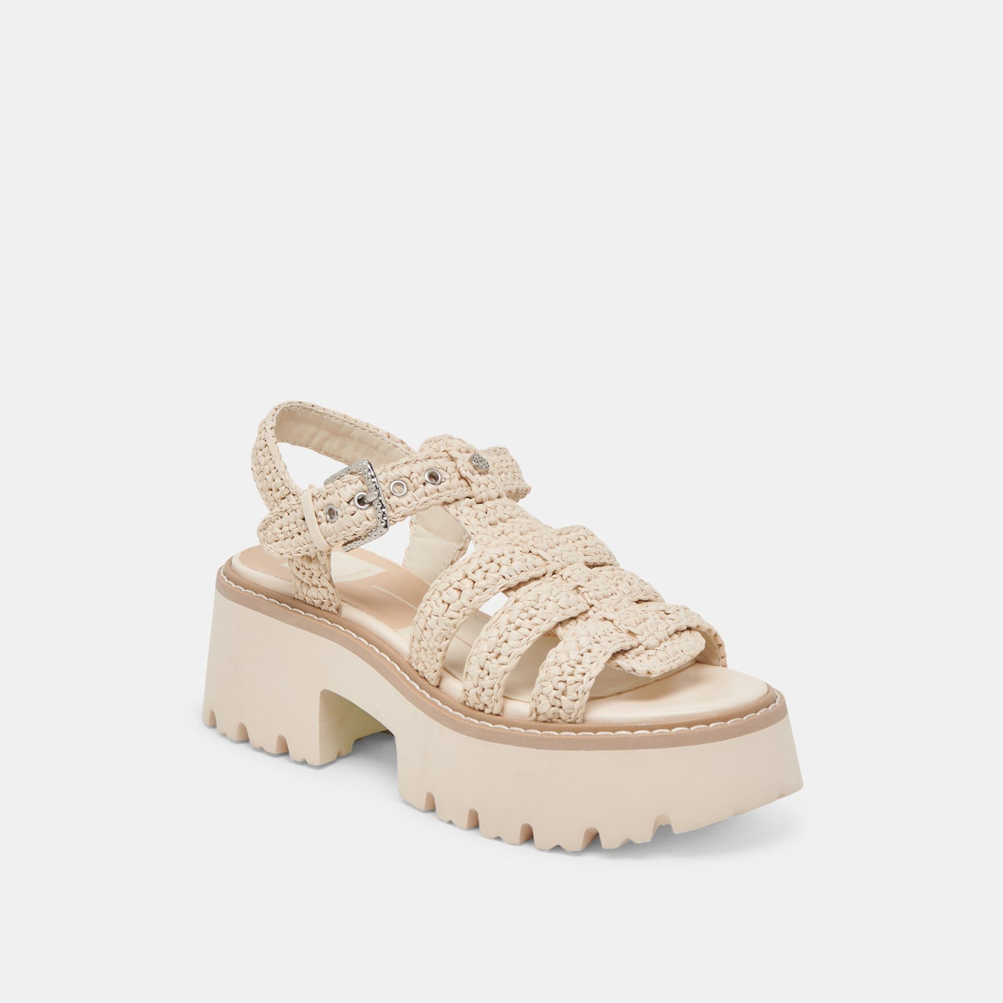 LATICE SANDALS OATMEAL KNIT - Dolce Vita