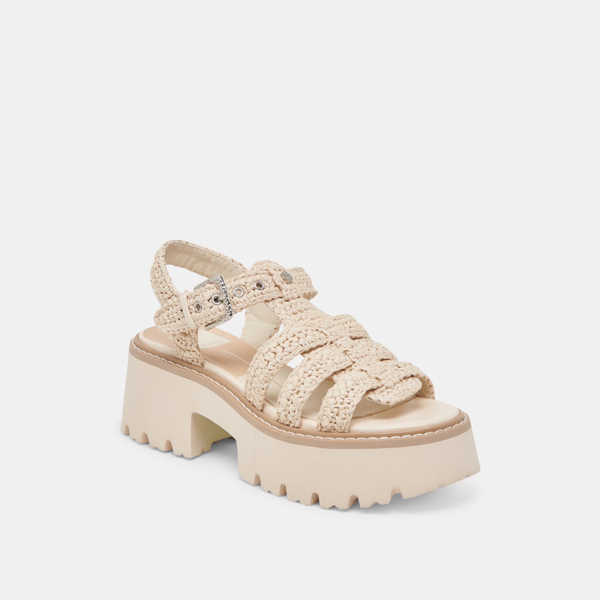 LATICE SANDALS OATMEAL KNIT - Dolce Vita