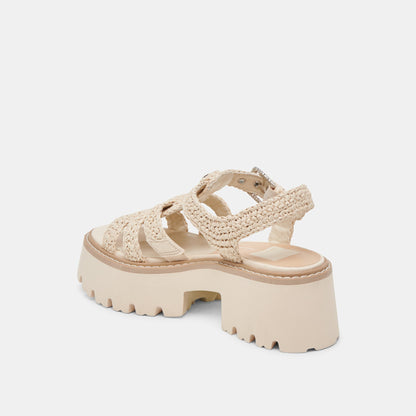 LATICE SANDALS OATMEAL KNIT - Dolce Vita