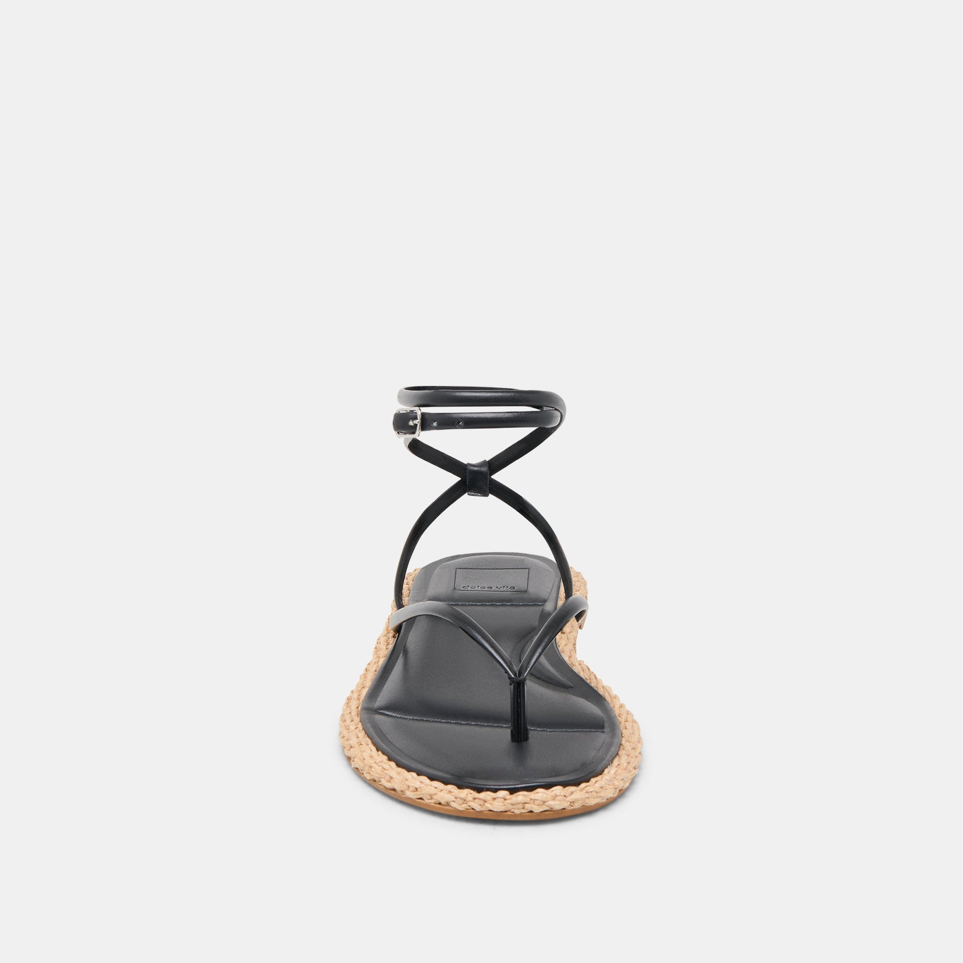 COVE SANDALS BLACK LEATHER - Dolce Vita