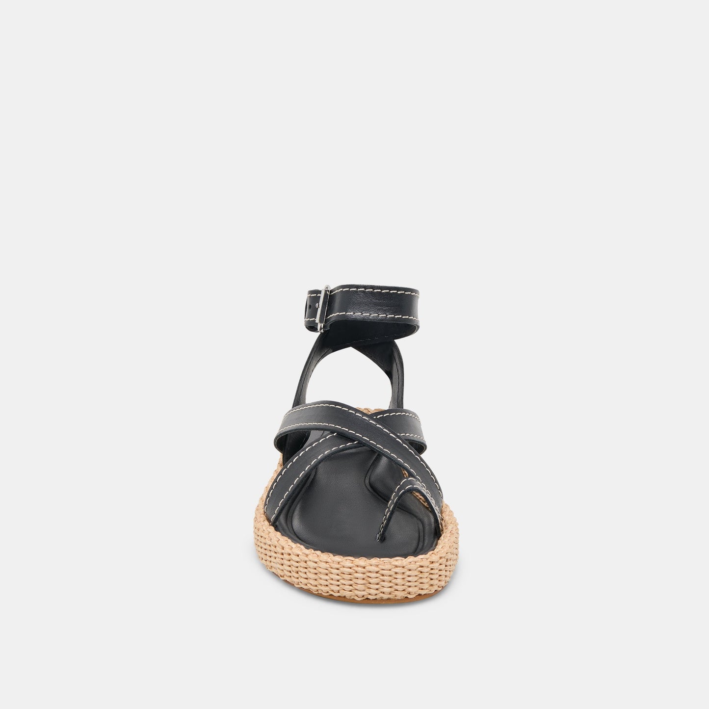 ROXIE SANDALS BLACK LEATHER - Dolce Vita