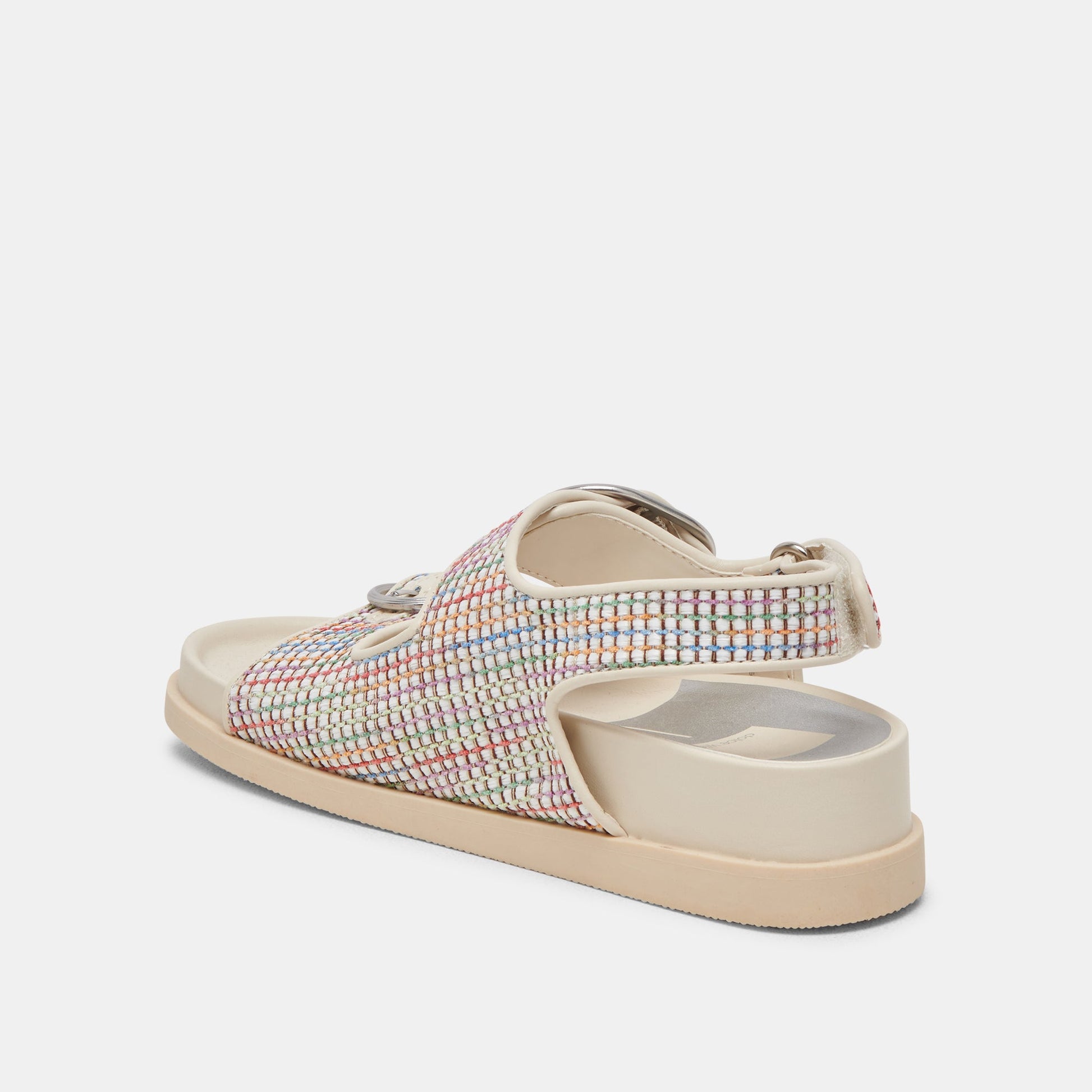 STARLA PRIDE SANDALS WHITE MULTI RAFFIA - Dolce Vita