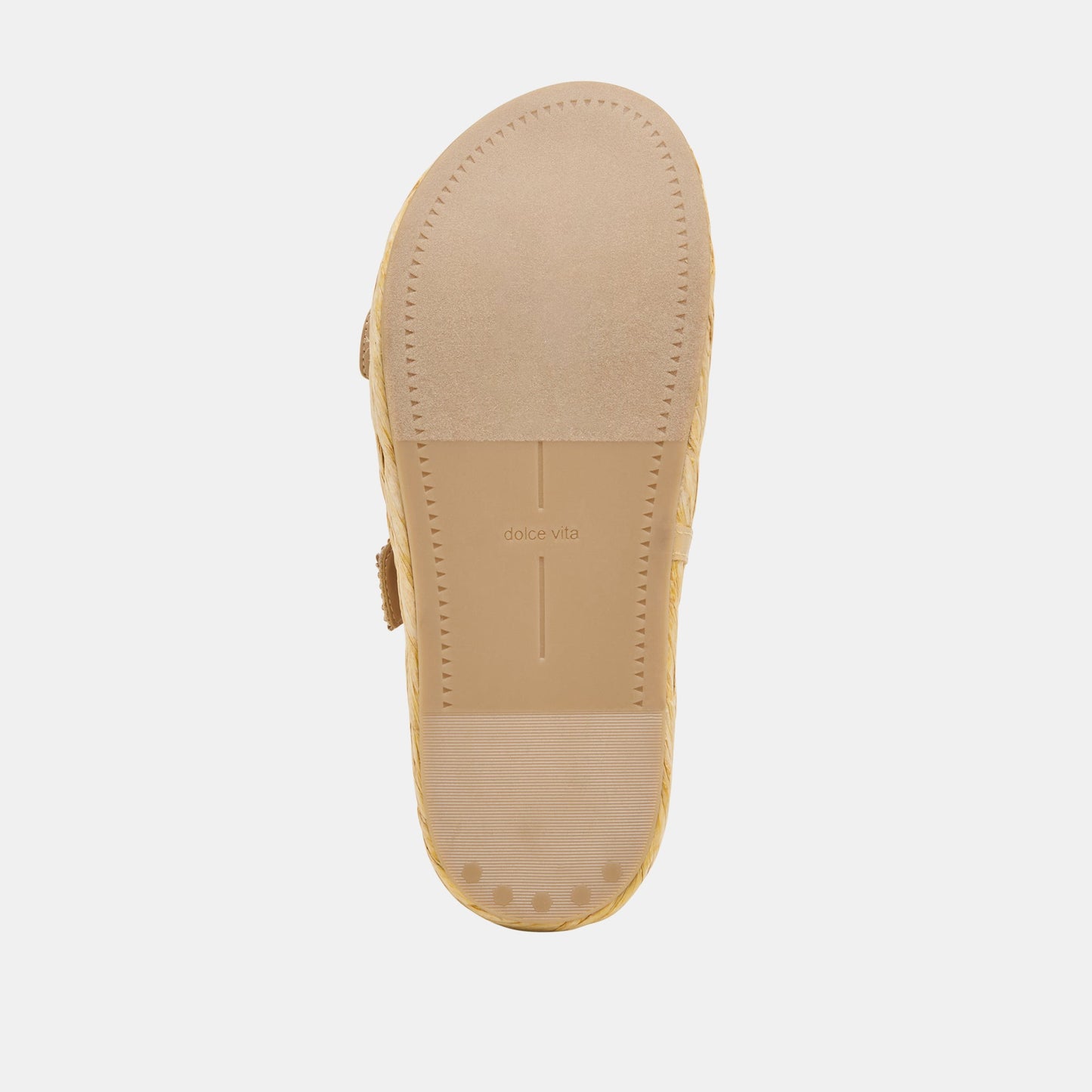 Falyn Brown Natural Woven Raffia Sandals - Dolce Vita