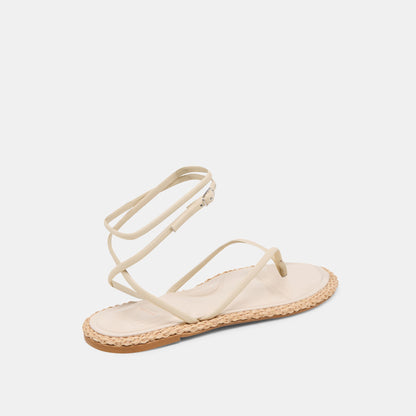 COVE SANDALS OFF WHITE LEATHER - Dolce Vita