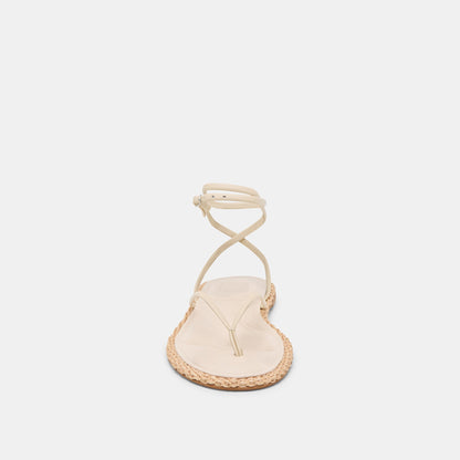 COVE SANDALS OFF WHITE LEATHER - Dolce Vita