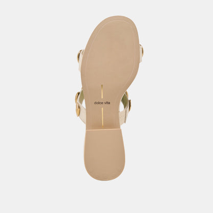 Farrow Creme Leather Sandals - Dolce Vita