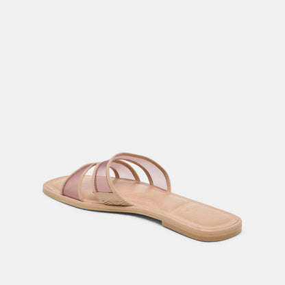 Flori Light Tan Mesh Sandals - Dolce Vita