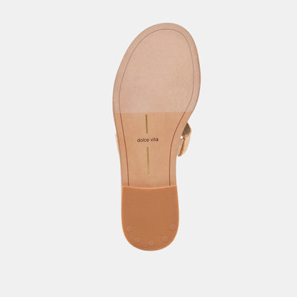EMON SANDALS LT NATURAL RAFFIA - Dolce Vita