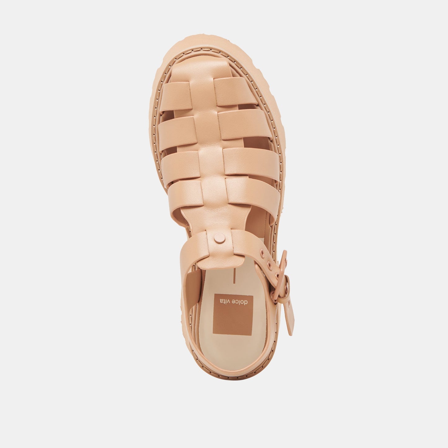 LASLY TONAL SANDALS CAFE LEATHER - Dolce Vita