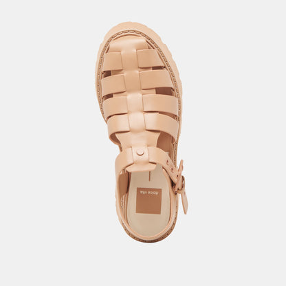 LASLY TONAL SANDALS CAFE LEATHER - Dolce Vita