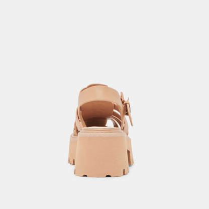 LASLY TONAL SANDALS CAFE LEATHER - Dolce Vita