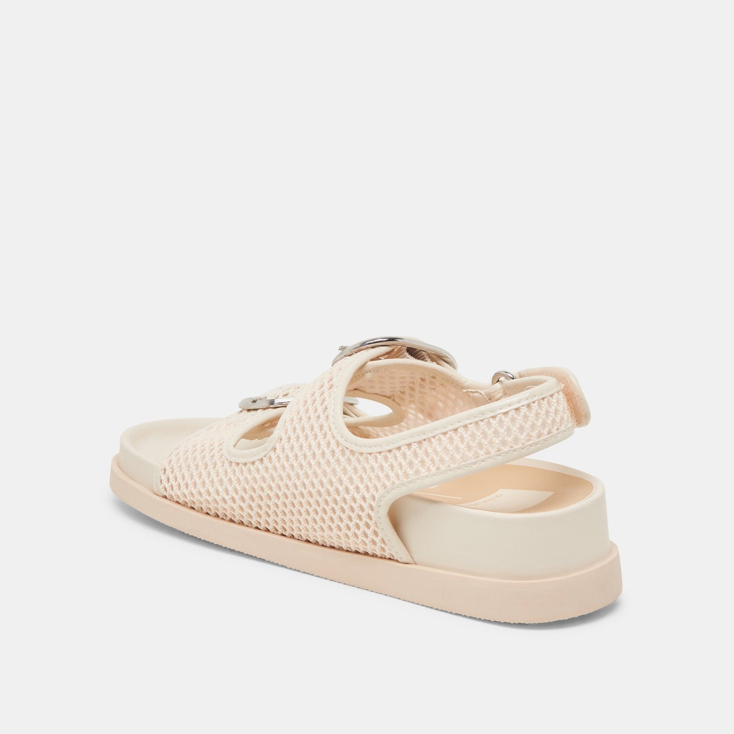 STARLA MESH SANDALS CREME WOVEN MESH - Dolce Vita