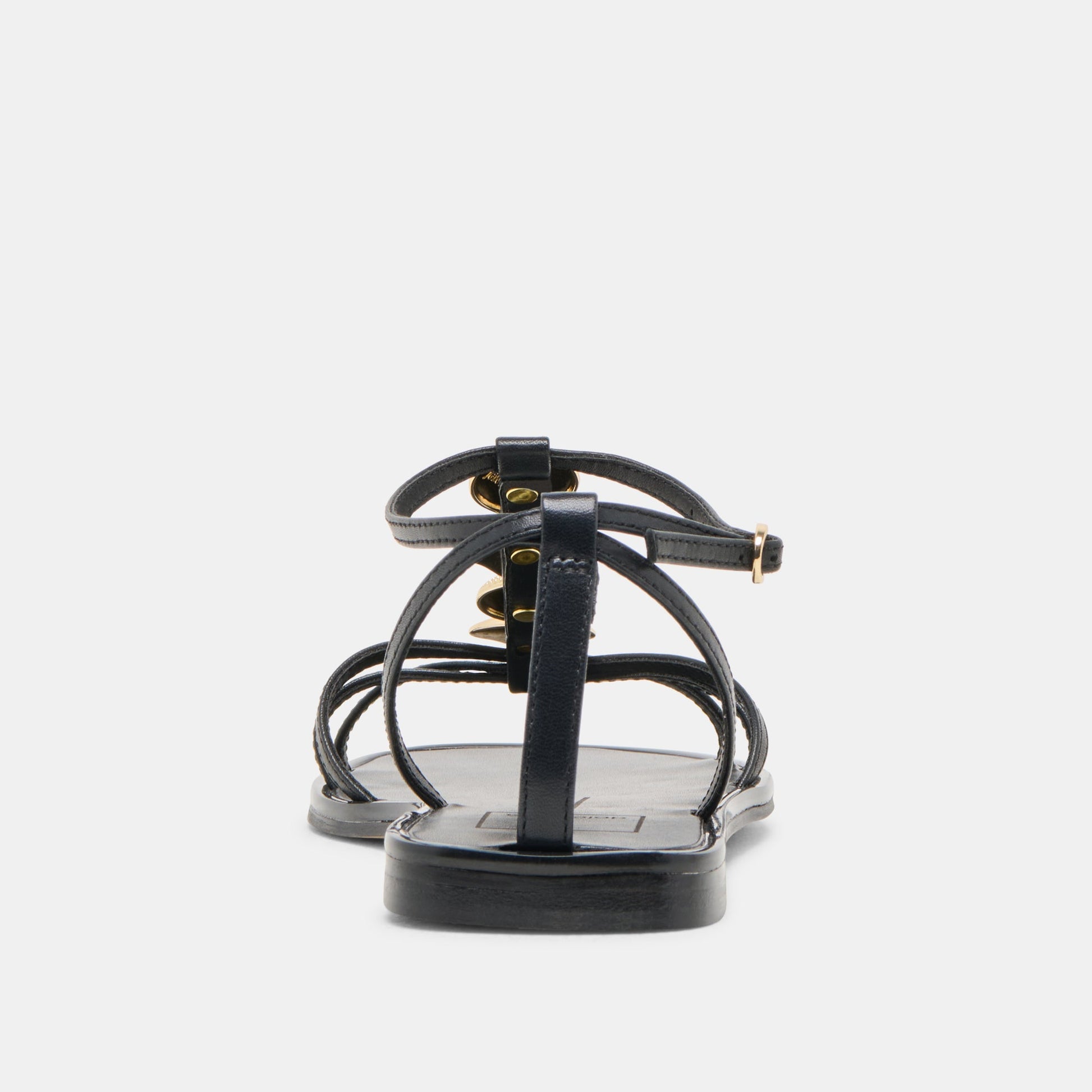 Faun Black Leather Sandals - Dolce Vita