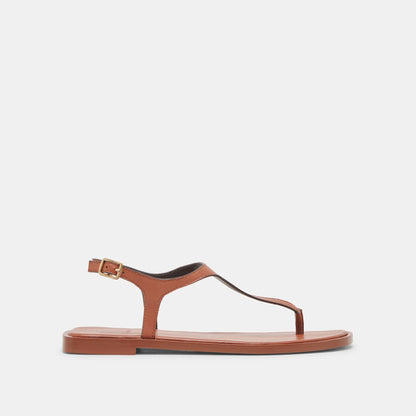 Raye Tan Leather Sandals - Dolce Vita