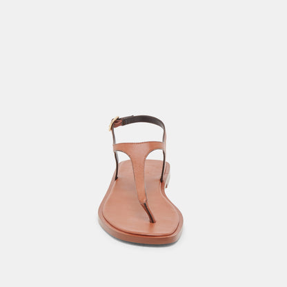 Raye Tan Leather Sandals - Dolce Vita