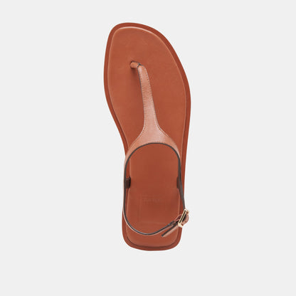 Raye Tan Leather Sandals - Dolce Vita