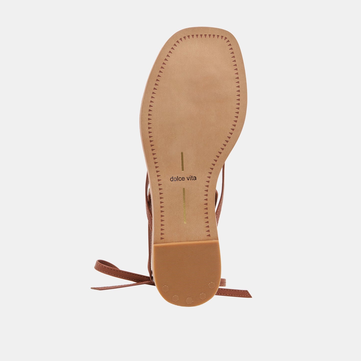 RUDIE SANDALS COGNAC LEATHER - Dolce Vita