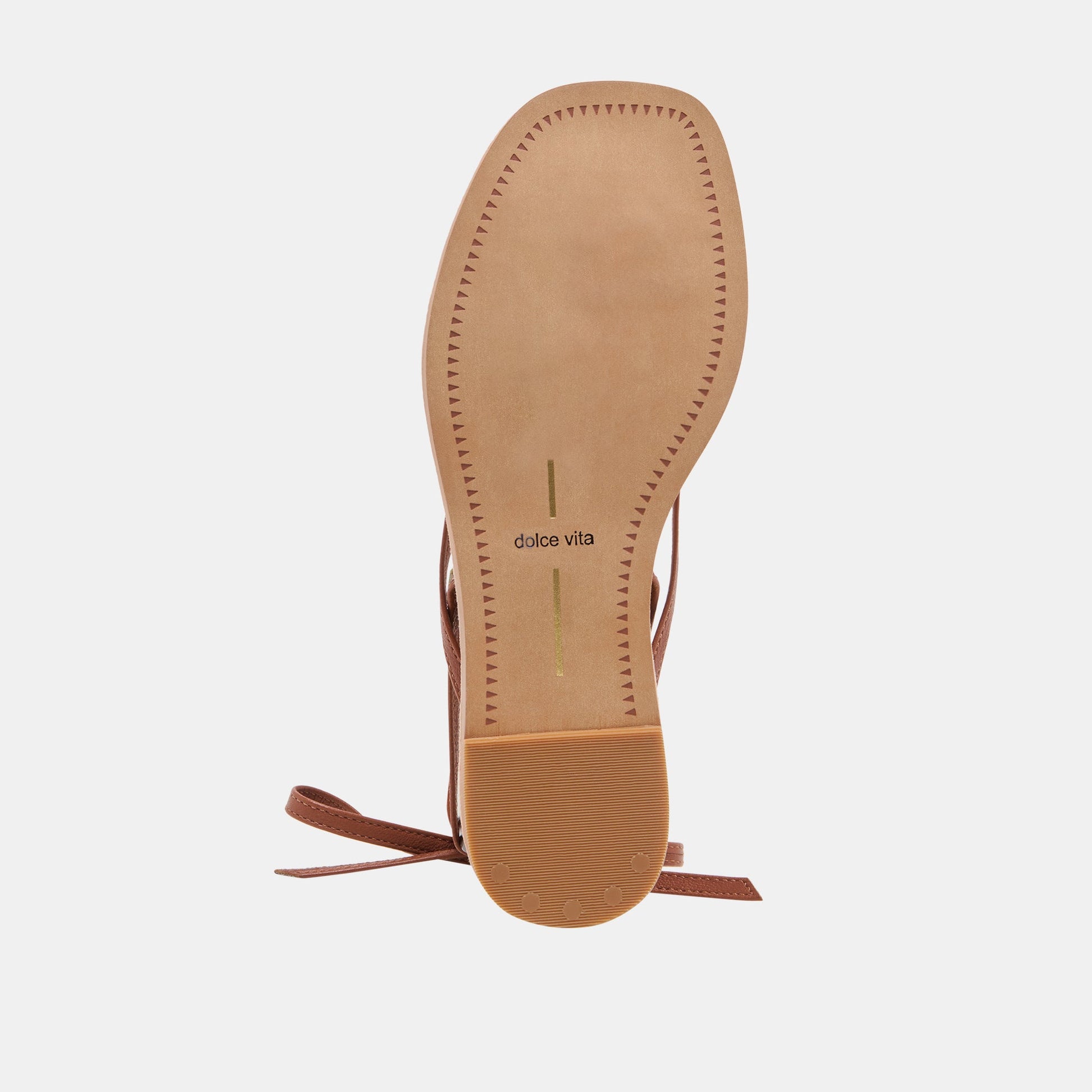 RUDIE SANDALS COGNAC LEATHER - Dolce Vita