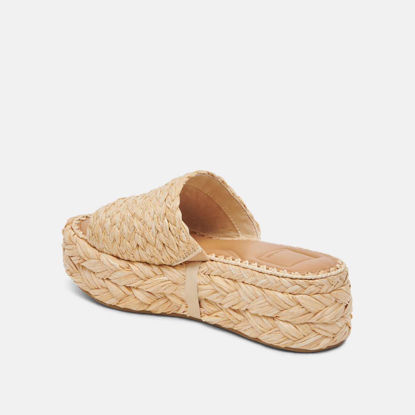 Chavi Wide Sandals LT Natural Raffia - Dolce Vita