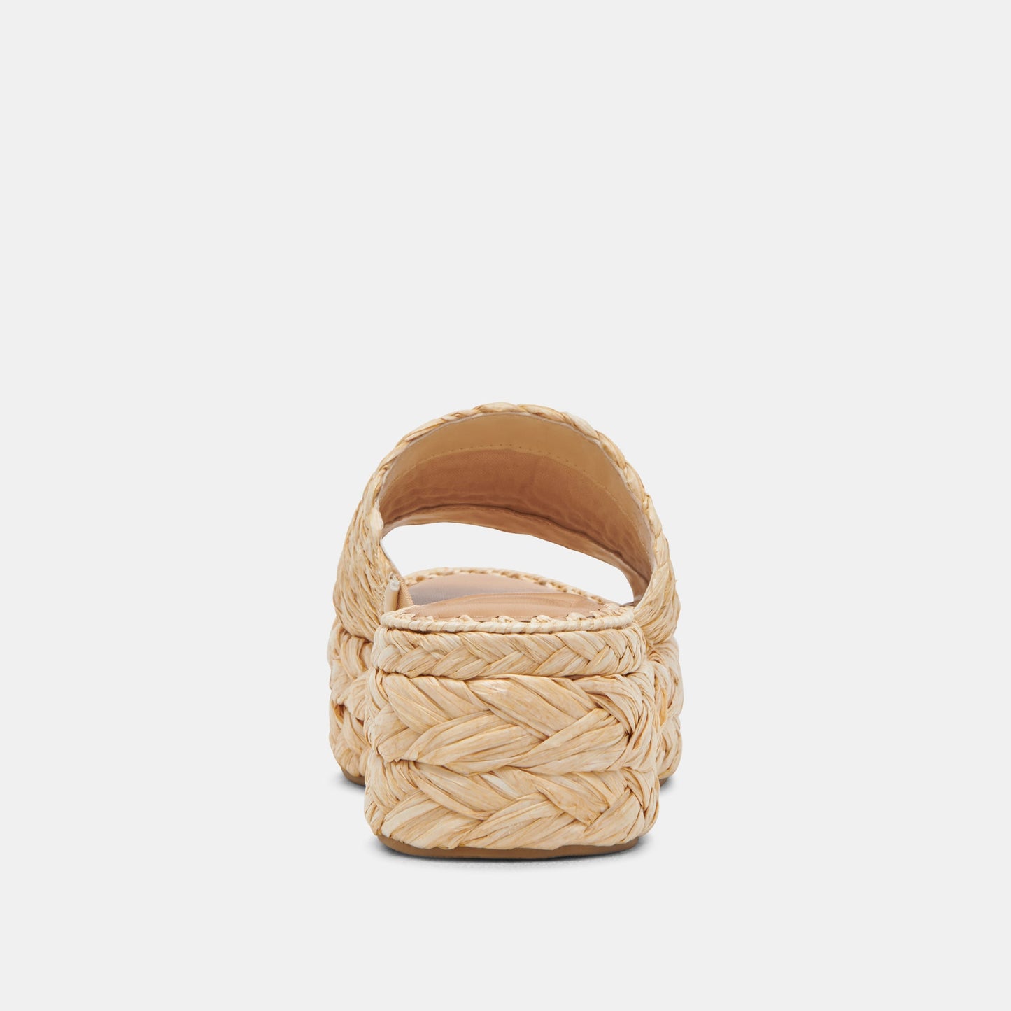Chavi Wide Sandals LT Natural Raffia - Dolce Vita