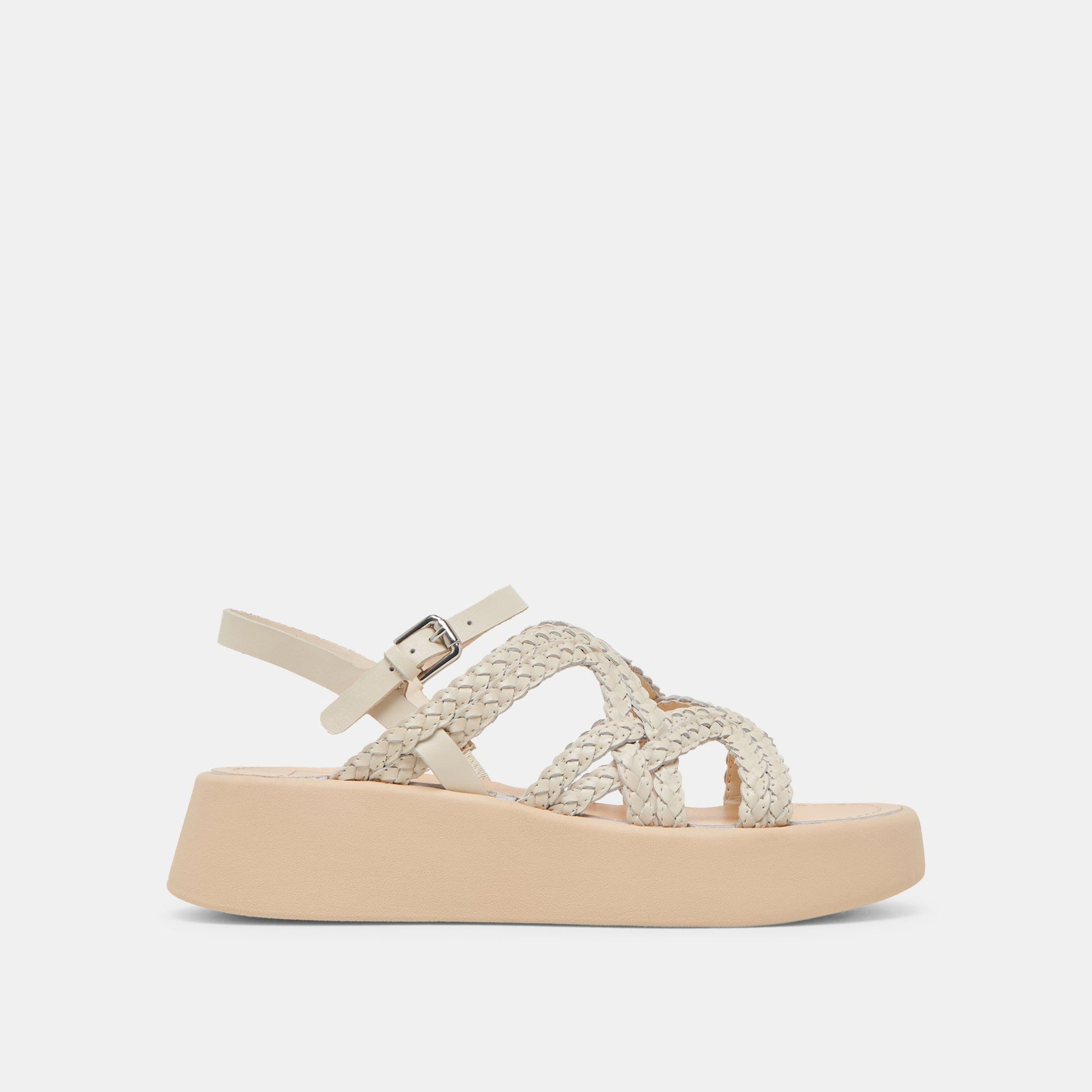 GATSBY SANDALS CREME LEATHER - Dolce Vita