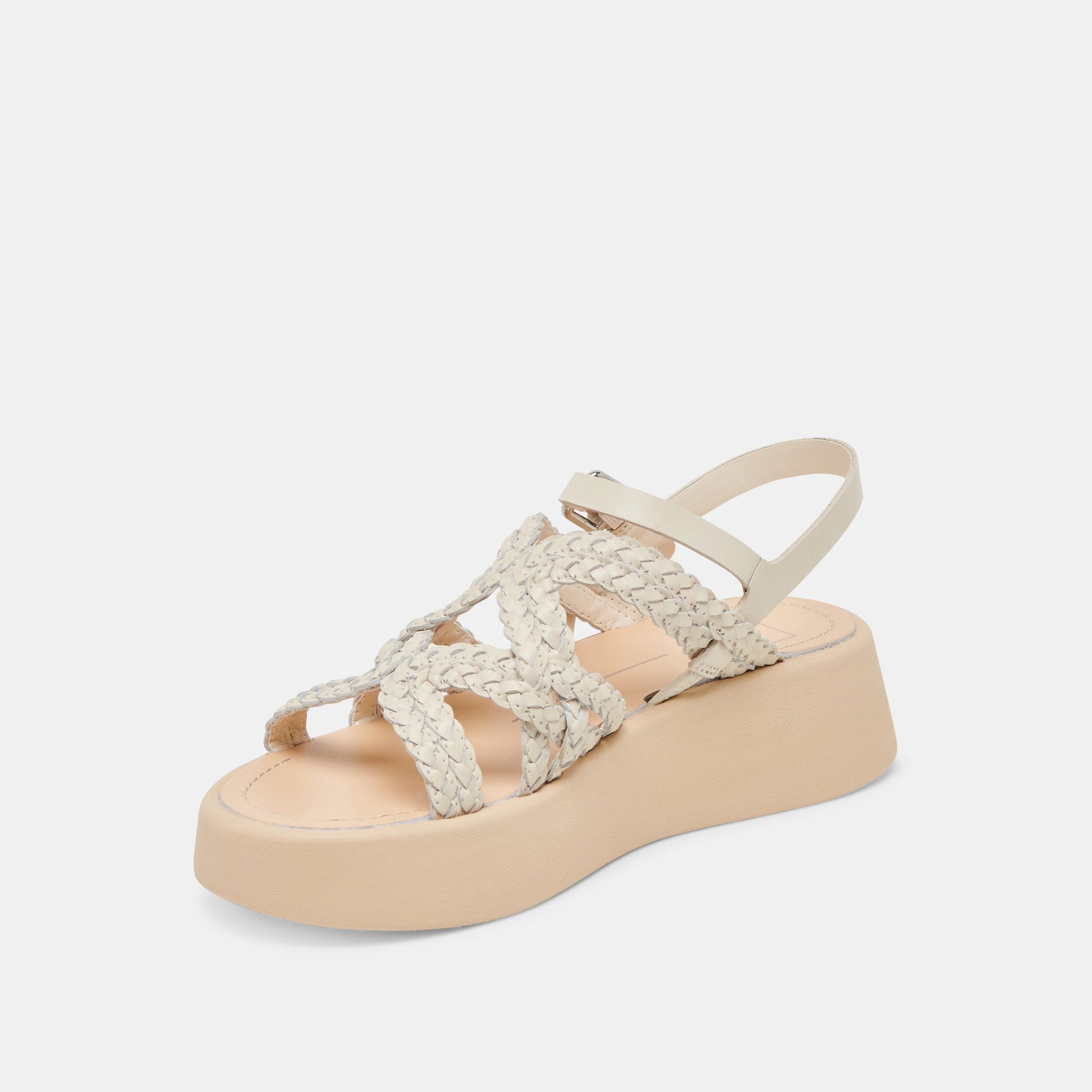 GATSBY SANDALS CREME LEATHER - Dolce Vita