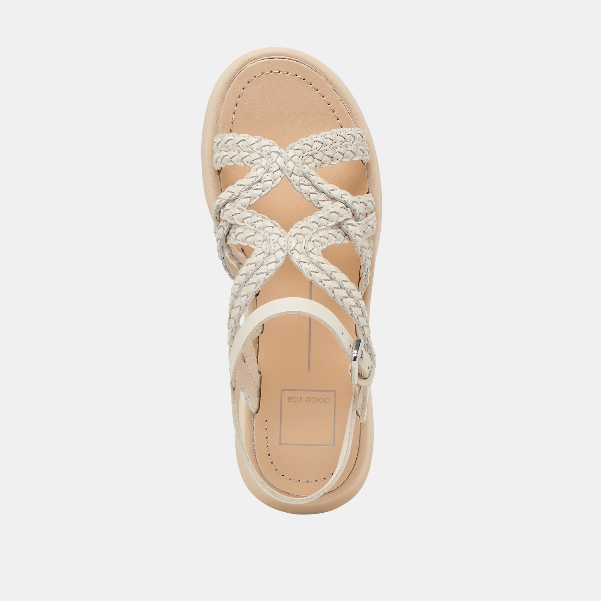 GATSBY SANDALS CREME LEATHER - Dolce Vita