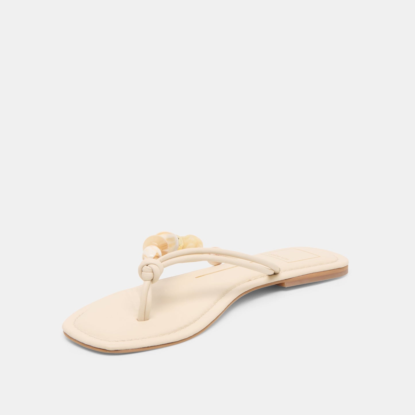 Cely Ivory Leather Sandals - Dolce Vita