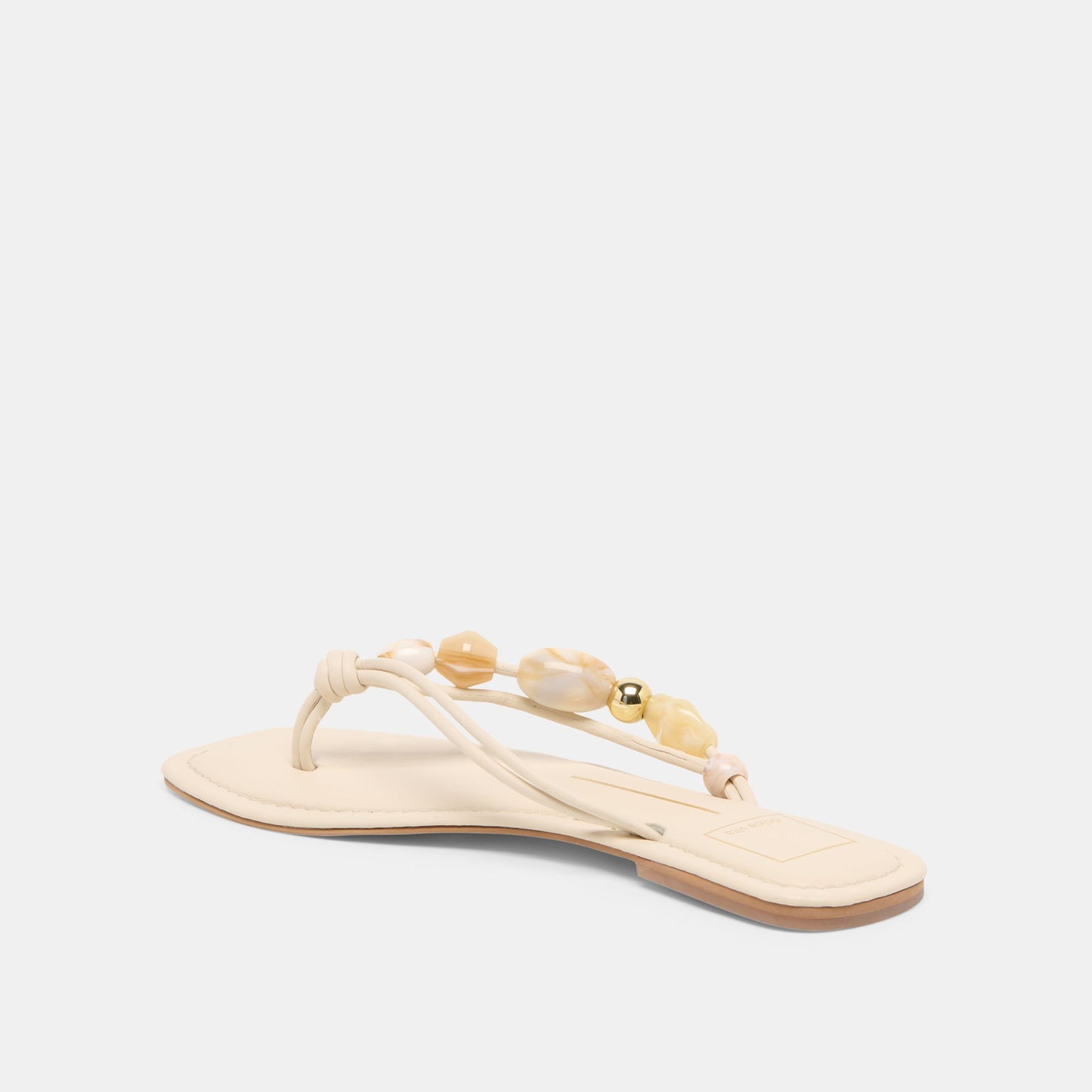 Cely Ivory Leather Sandals - Dolce Vita