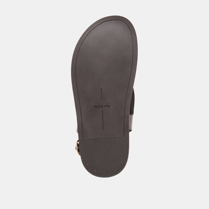 Jony Dk Brown Leather Sandals - Dolce Vita