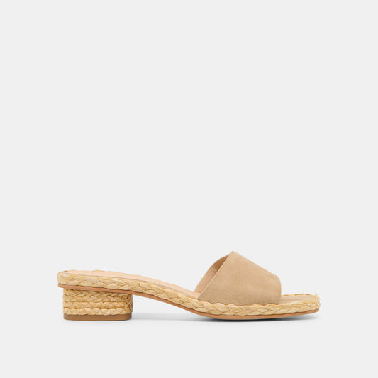 Dixi Camel Suede Sandals - Dolce Vita