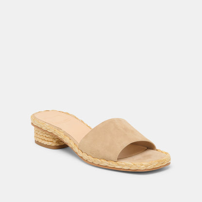 Dixi Camel Suede Sandals - Dolce Vita