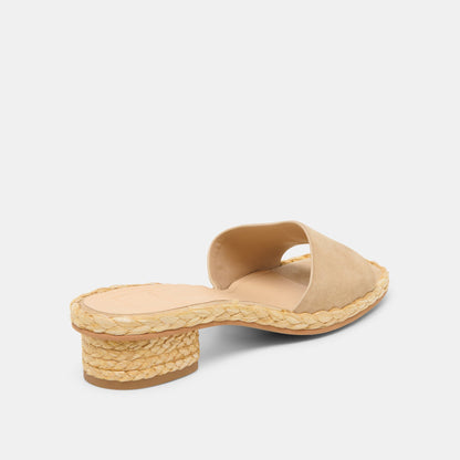 Dixi Camel Suede Sandals - Dolce Vita