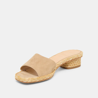 Dixi Camel Suede Sandals - Dolce Vita