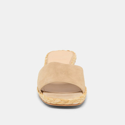 Dixi Camel Suede Sandals - Dolce Vita