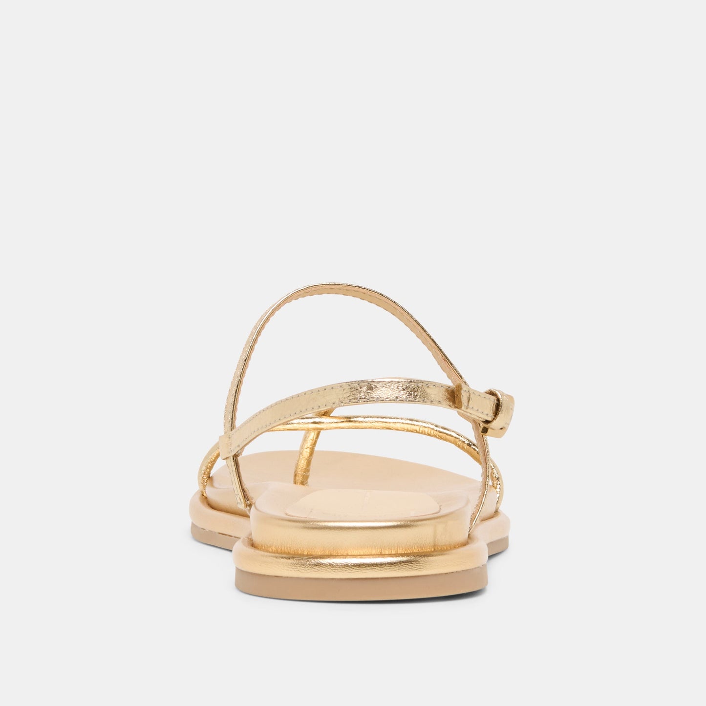 Dom Gold Distressed Leather Sandals - Dolce Vita