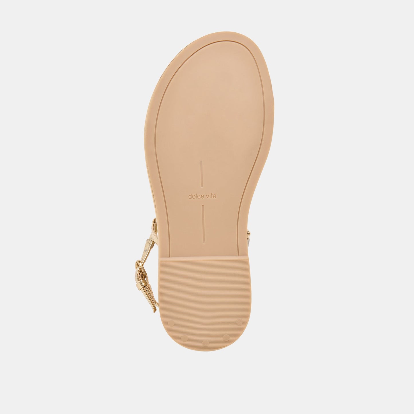 Dom Gold Distressed Leather Sandals - Dolce Vita