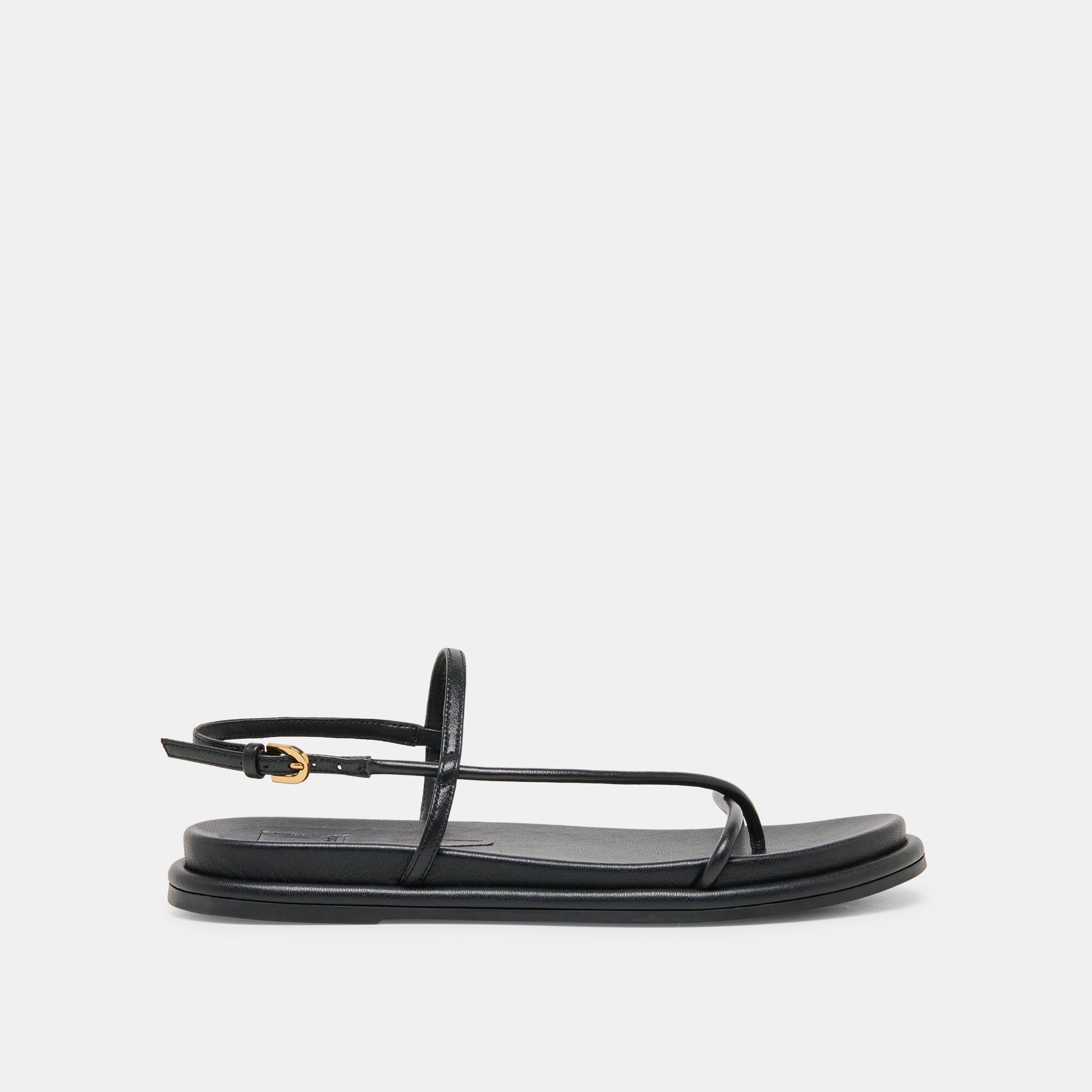 Dom Black Leather Sandals - Dolce Vita