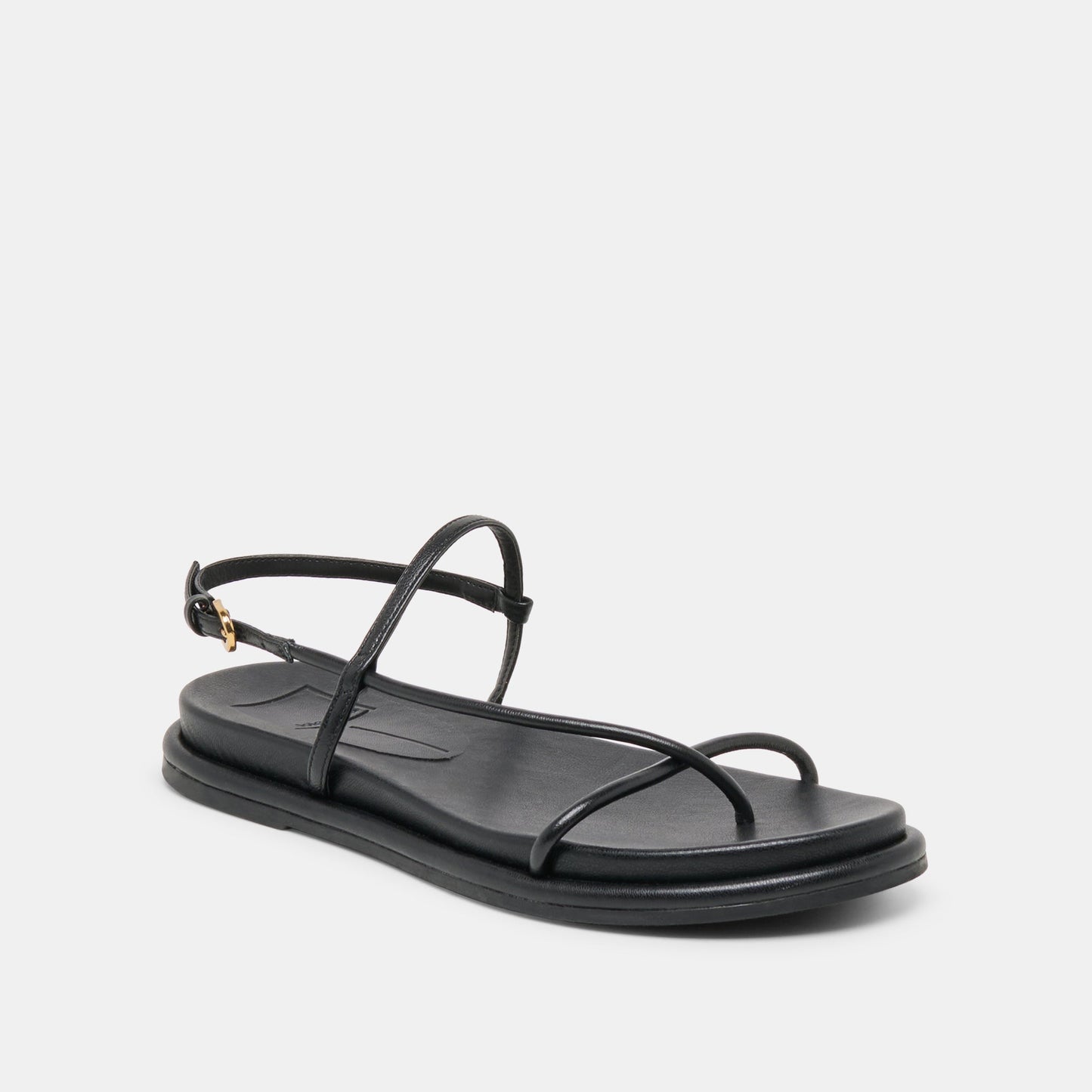Dom Black Leather Sandals - Dolce Vita