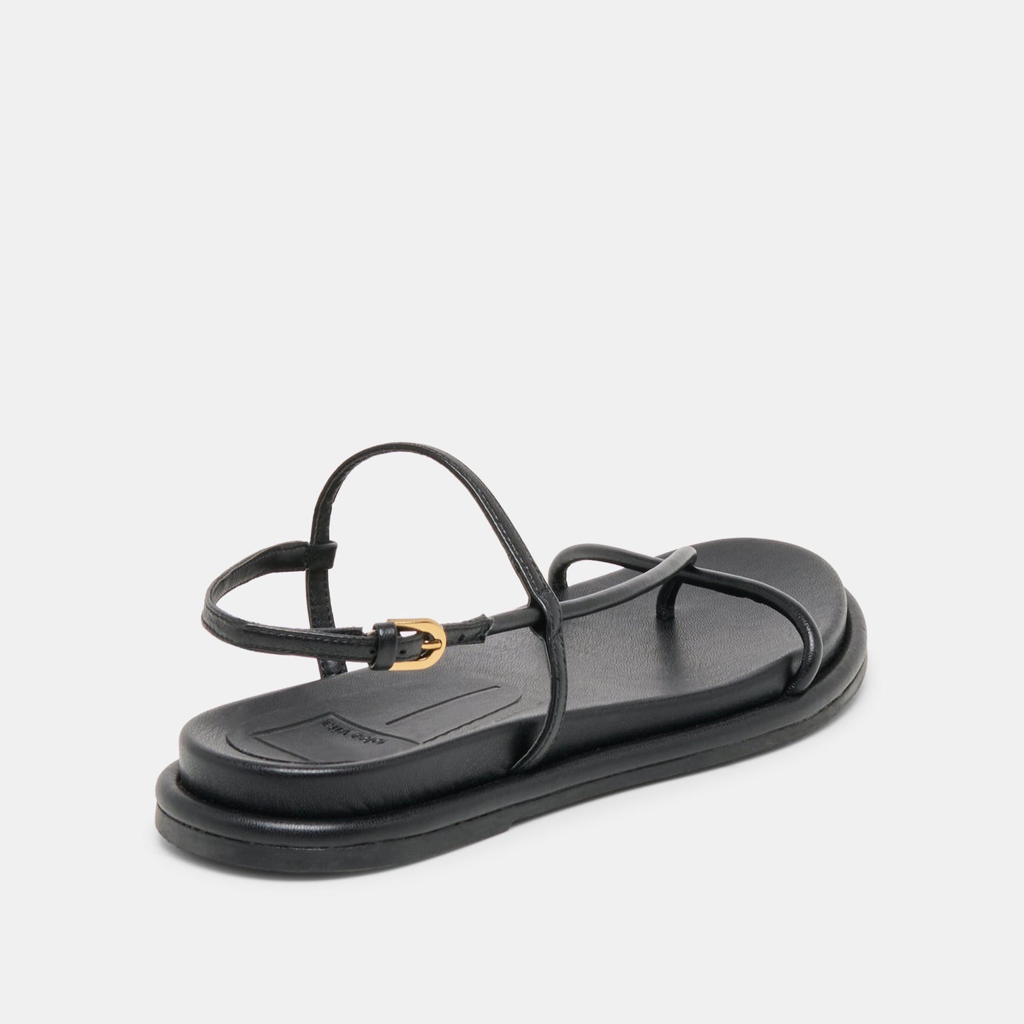 Dom Black Leather Sandals - Dolce Vita