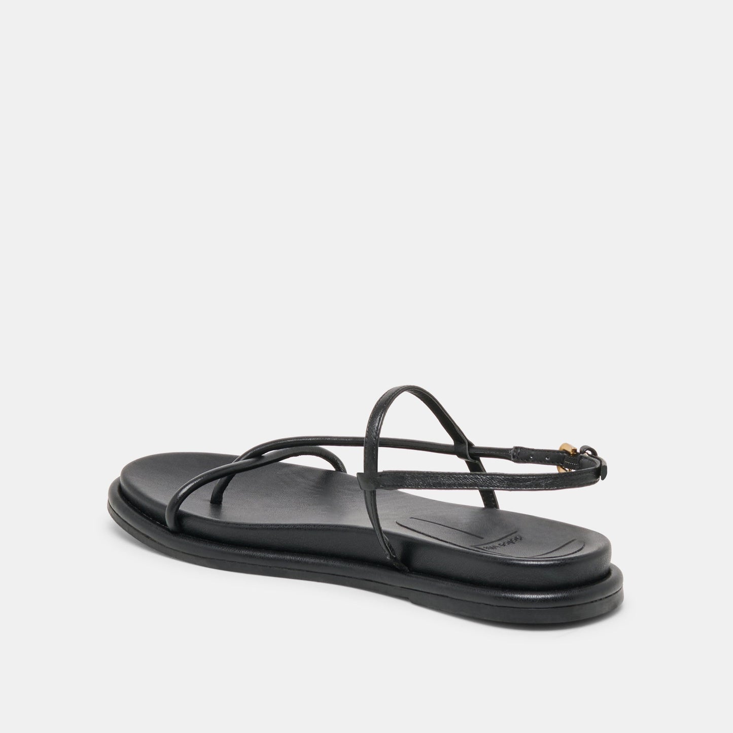 Dom Black Leather Sandals - Dolce Vita