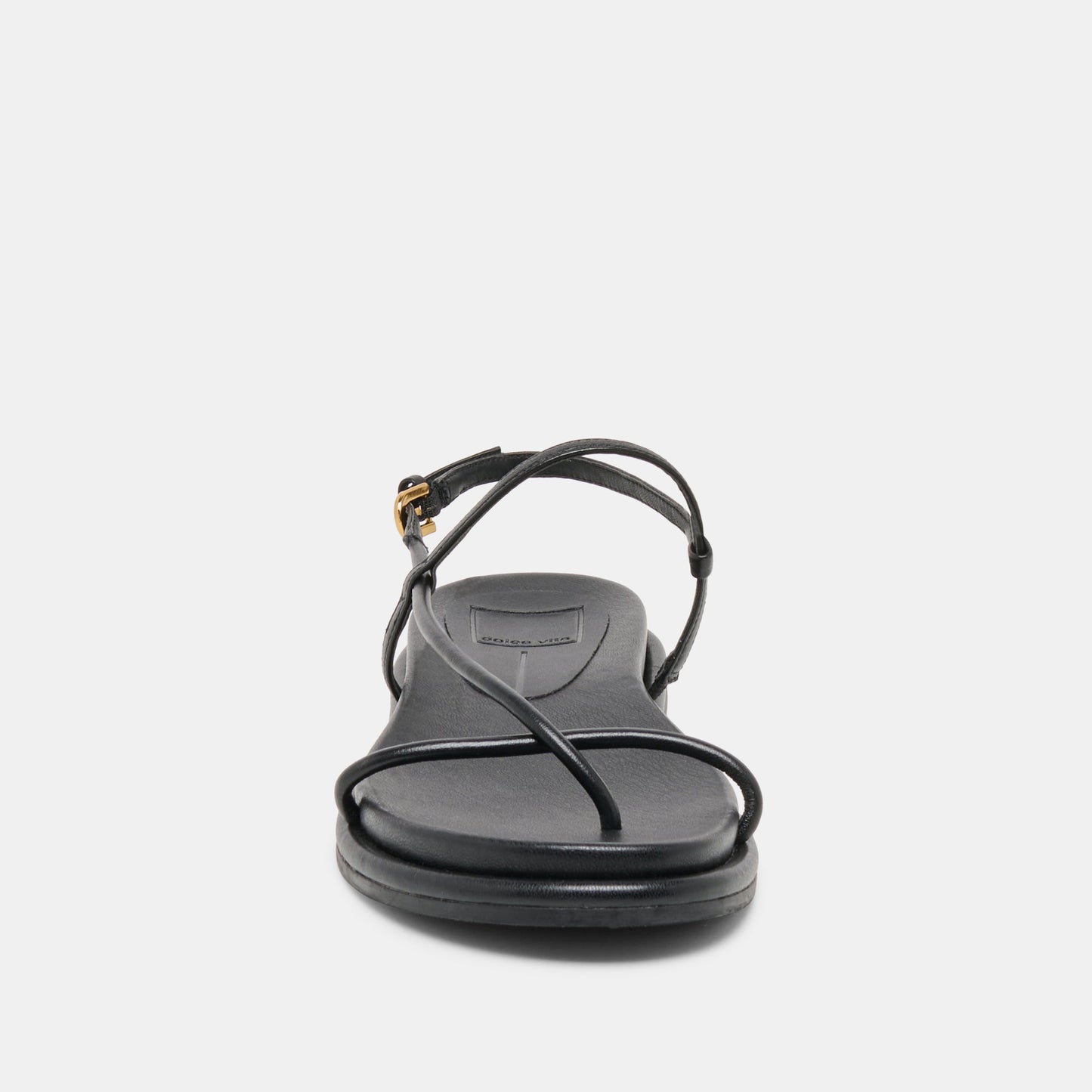 Dom Black Leather Sandals - Dolce Vita