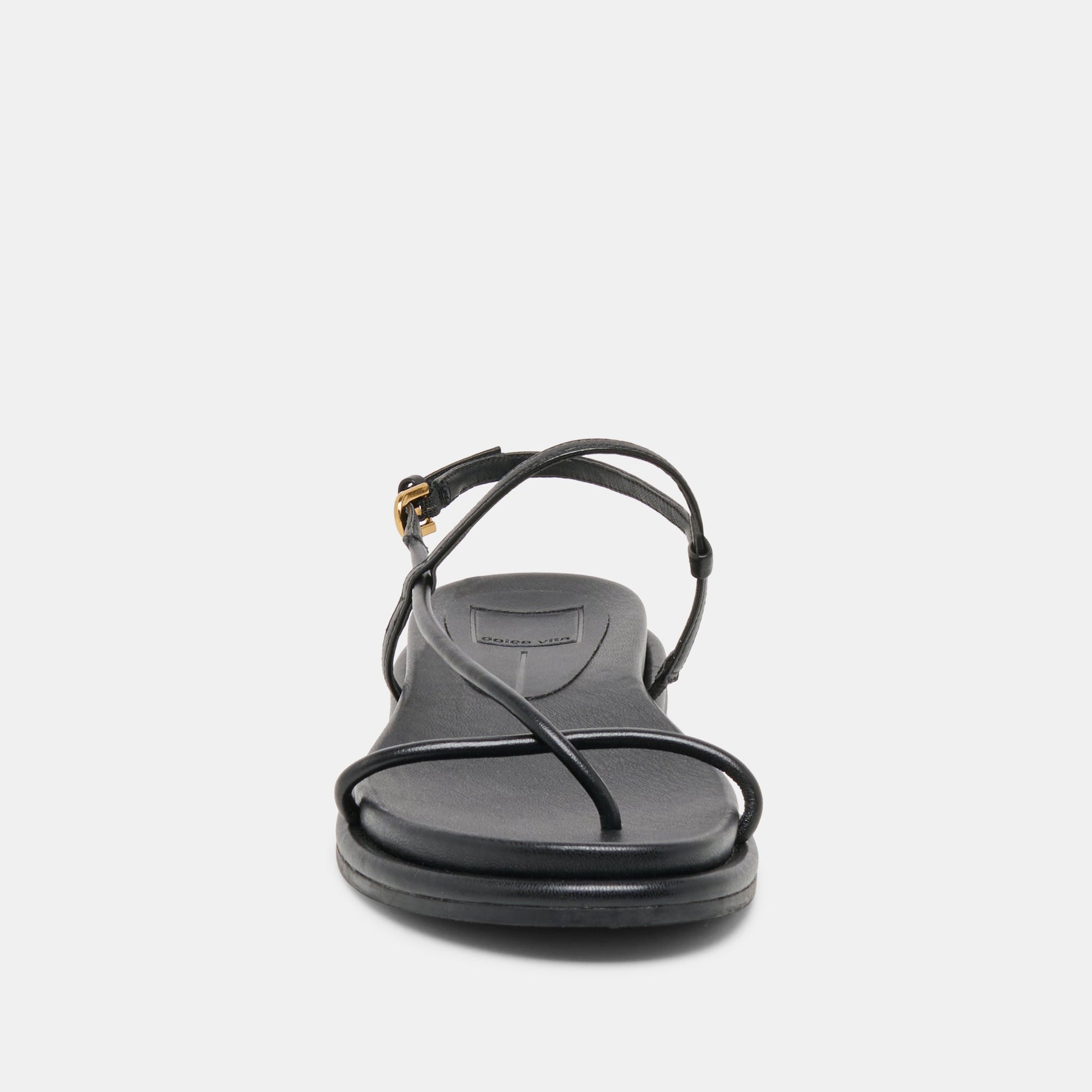 Dom Black Leather Sandals - Dolce Vita